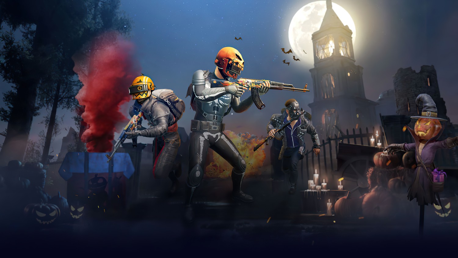 Magnifique fond d'écran Halloween de PUBG Mobile