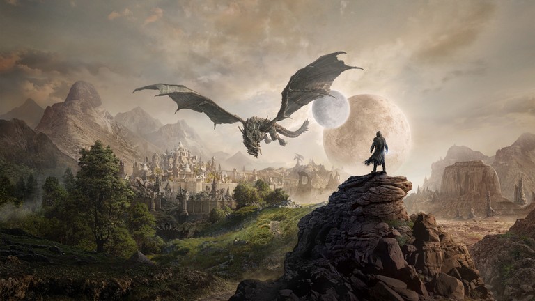 Download Epic Elsweyr Wallpaper from The Elder Scrolls Online