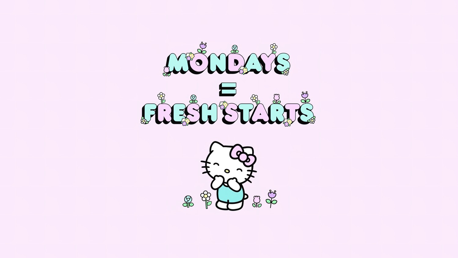 Hello Kitty Wallpaper: Embrace Fresh Starts Every Monday