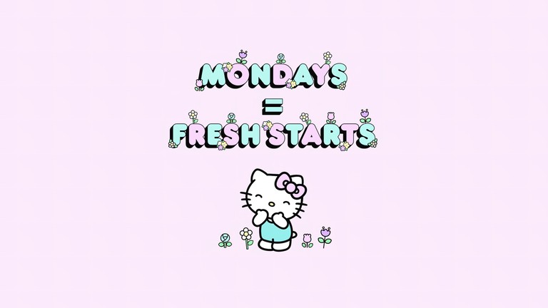 Hello Kitty Wallpaper: Embrace Fresh Starts Every Monday