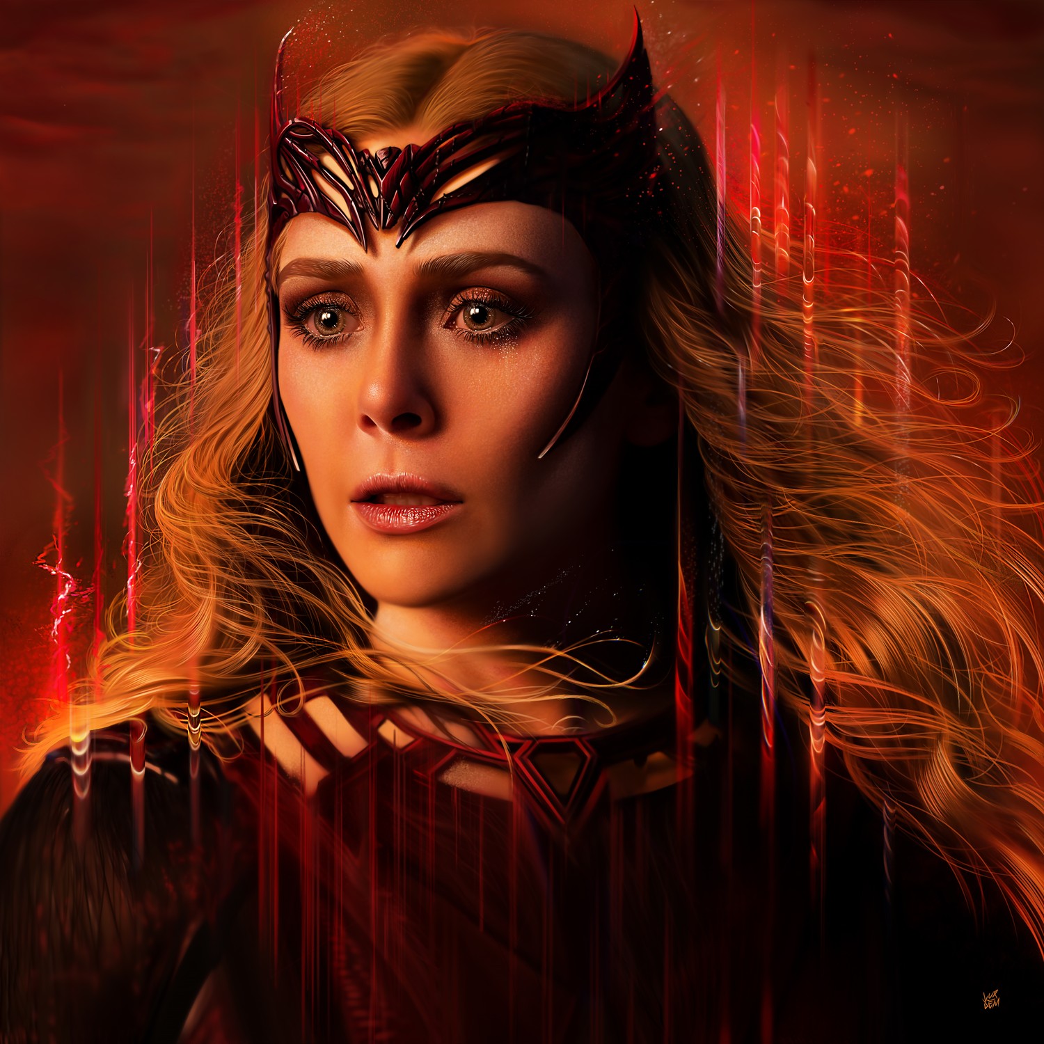 Wanda Maximoff - Scarlet Witch 5K Wallpaper