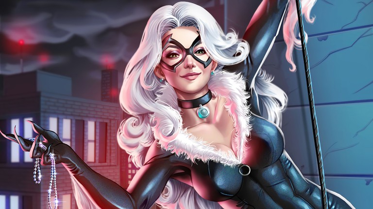 Black Cat Wallpaper - Marvel's Iconic Anti-Hero