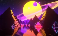 Explora Nuestro Impresionante Fondo de Pantalla Synthwave