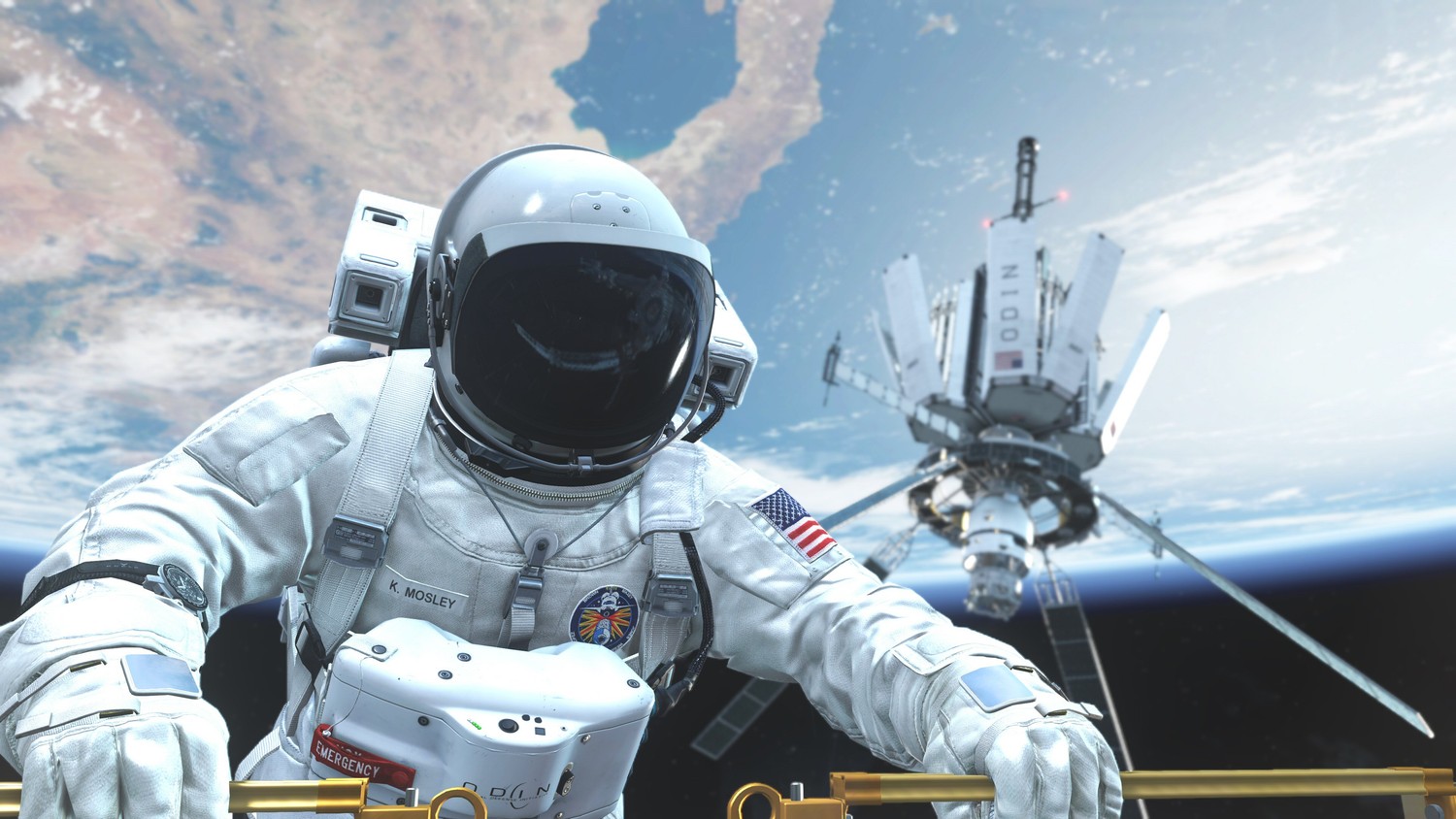 Téléchargez votre fond d'écran Call of Duty avec astronaute