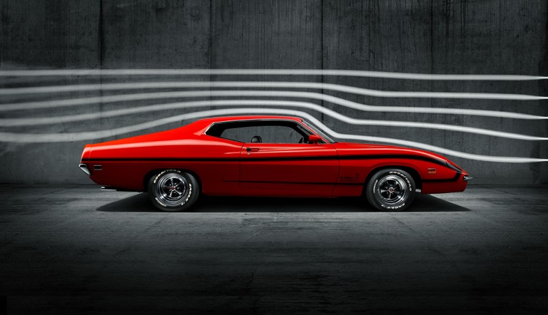 Download Our Classic Red Ford Vintage Car Wallpaper