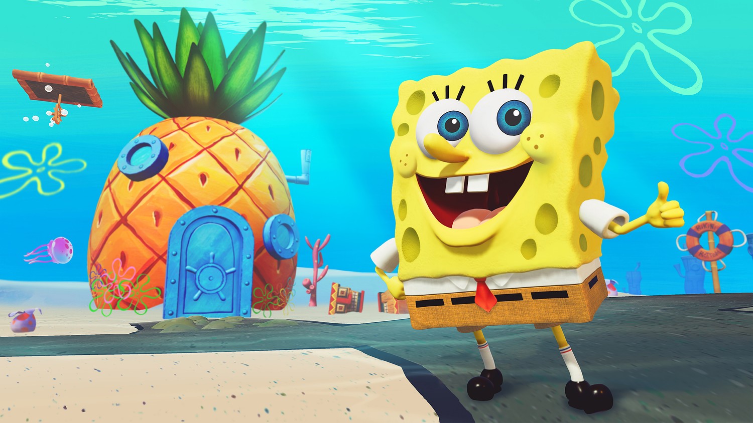 Fondo de Pantalla de SpongeBob SquarePants Battle for Bikini Bottom Rehydrated