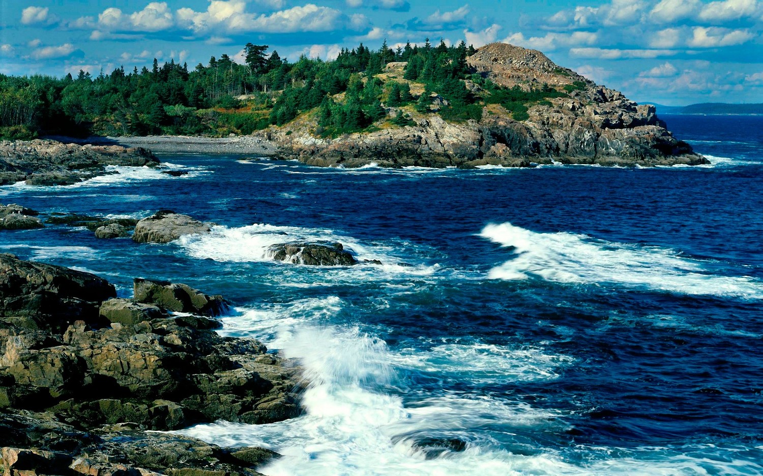 Hermosa Vista Costera del Parque Nacional Acadia