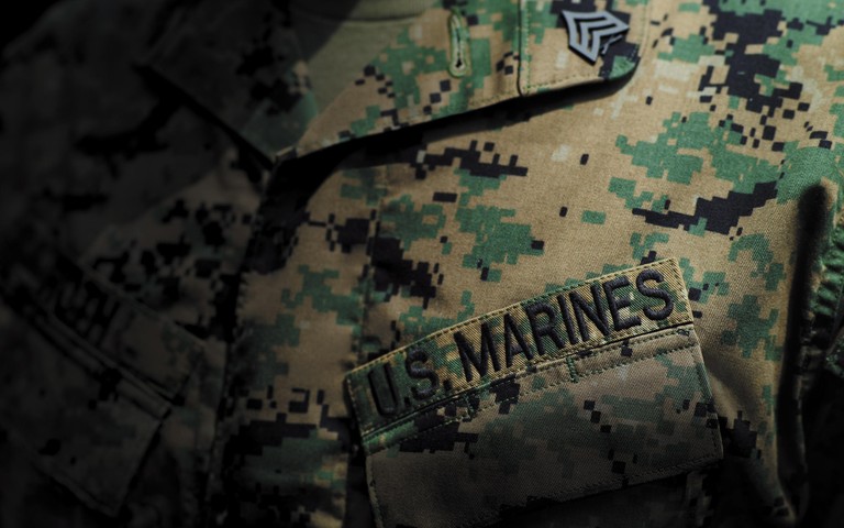 U.S. Marines Military Camouflage Wallpaper