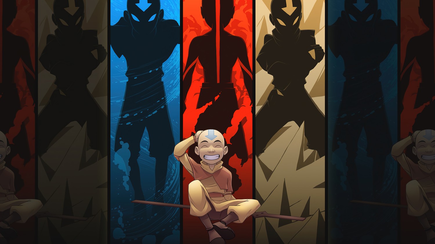 Aang from Avatar: The Last Airbender Wallpaper