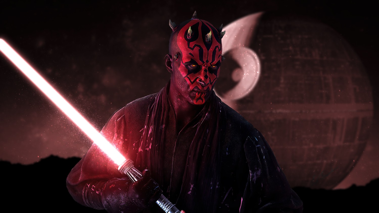 Descarga el Impresionante Fondo de Pantalla de Darth Maul