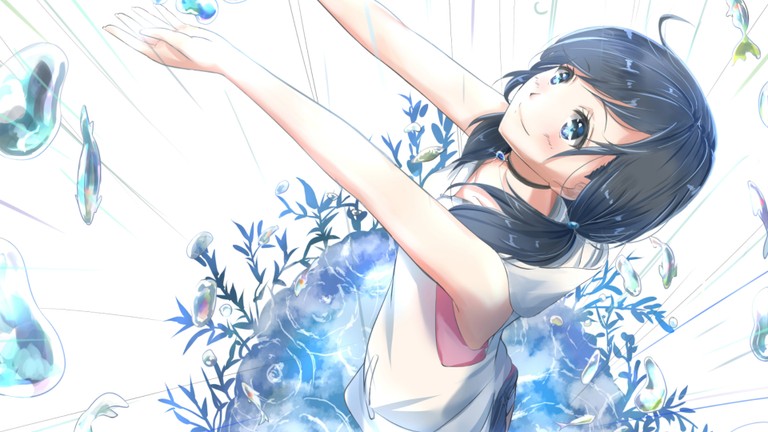 Explore Beautiful Weathering with You Wallpaper Featuring Hina Amano