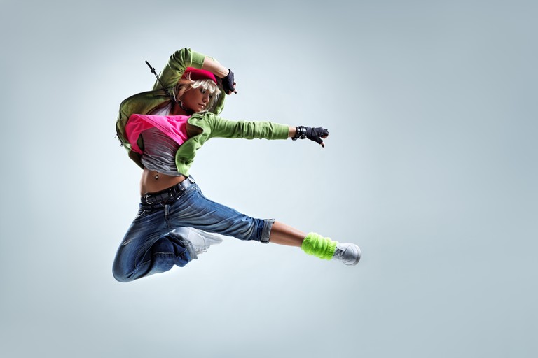 Dynamic Jumping Dance Wallpaper