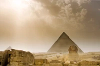 Impresionante fondo de pantalla de la Gran Esfinge de Giza