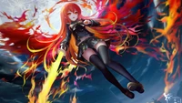 Téléchargez le Fond d'écran de Shana de Shakugan no Shana