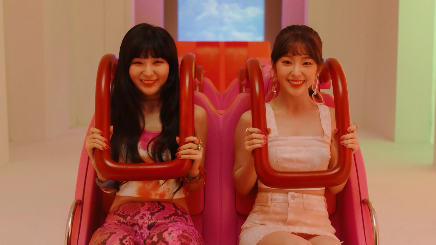 Fondo de Pantalla de Red Velvet Zimzalabim con Seulgi e Irene