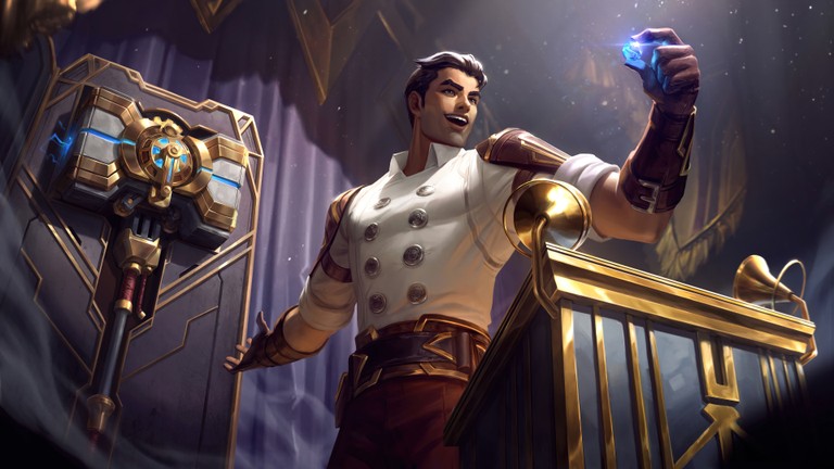 High-Quality Jayce Splash Art from Arcane