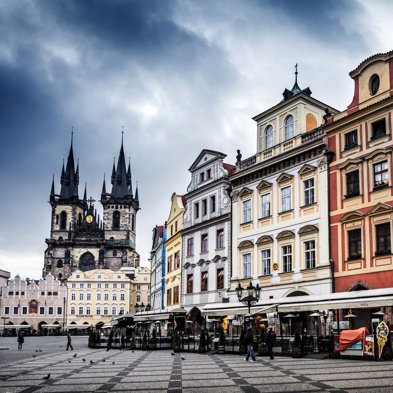 Prague's Old Town Square: A Stunning Wallpaper Download