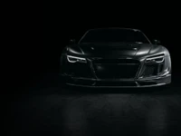 Descarga el fondo de pantalla definitivo de Audi R8 en blanco y negro