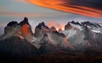 Explorez le Superbe Fond d'Écran du Parc National Torres del Paine