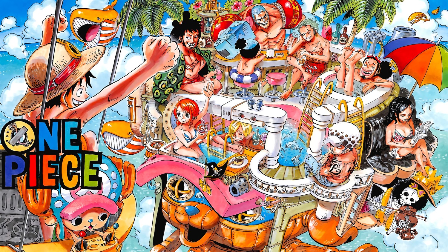 Explore the Vibrant World of One Piece with Our Exclusive Wallpaper