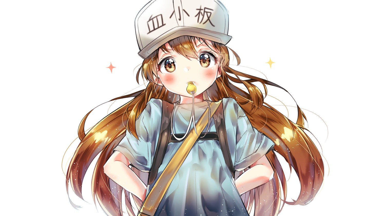 Cells at Work Wallpaper Featuring Adorable Platelet