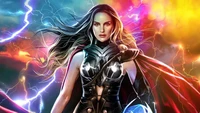 Découvrez le puissant fond d'écran Lady Thor avec Jane Foster