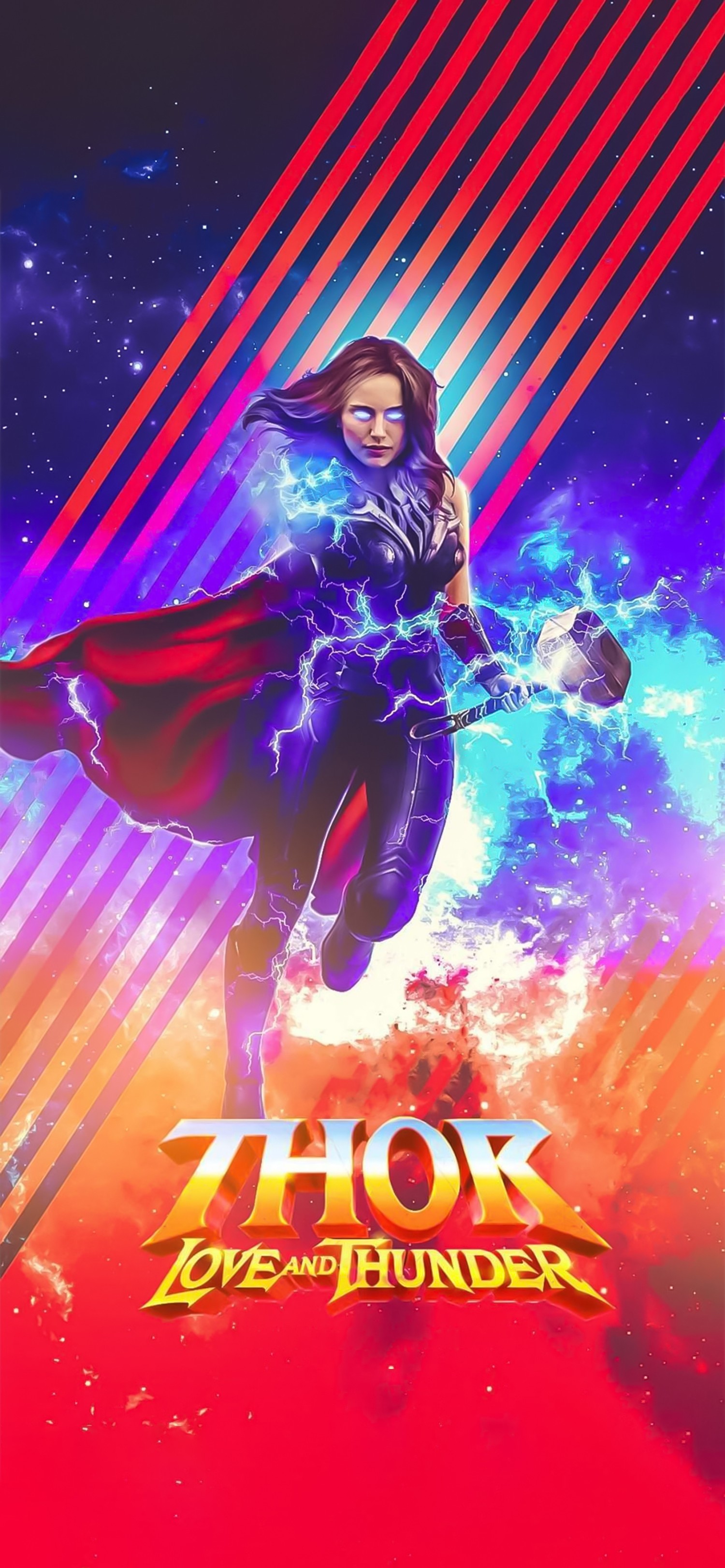 Explore the Electrifying Thor: Love and Thunder Wallpaper