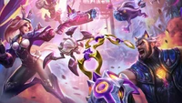 Explora el fondo de pantalla de Anima Squad de League of Legends 2024