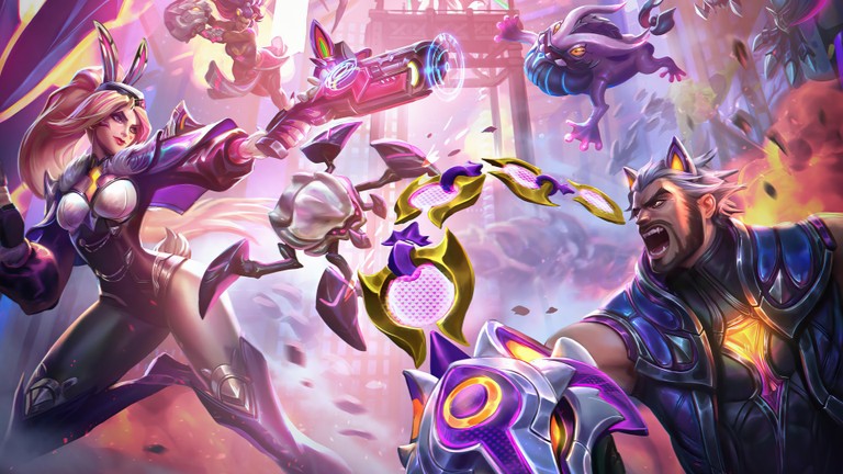 Explore the Anima Squad Wallpaper from League of Legends 2024