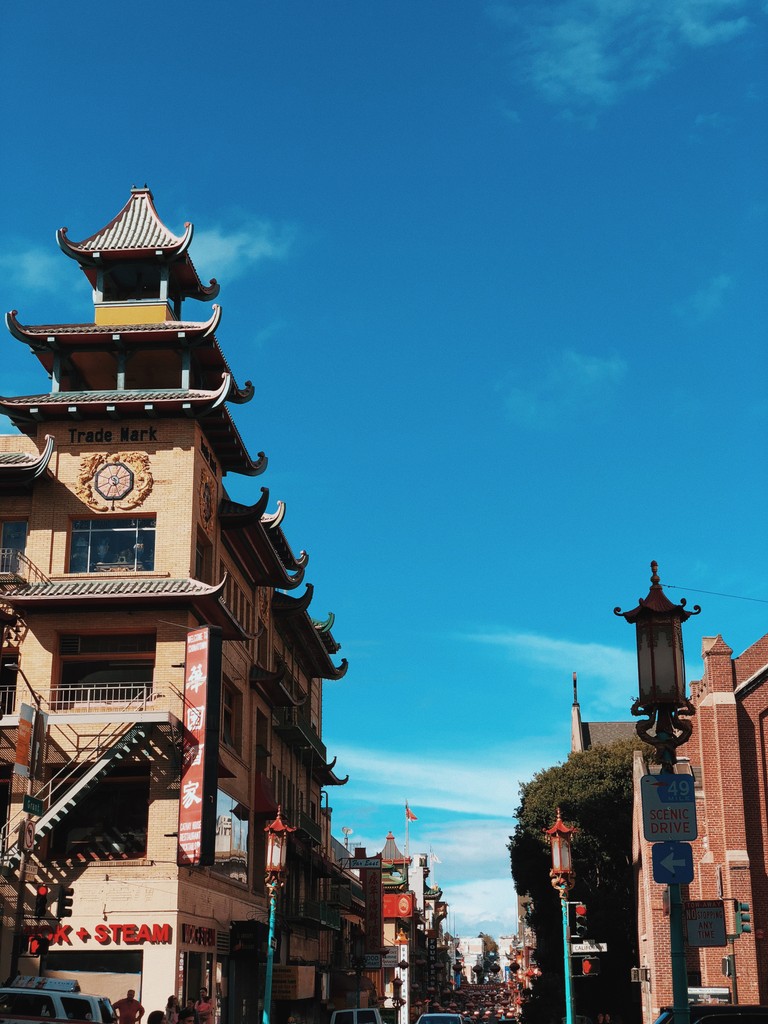 Étonnant Fond d'Écran de Rue de Chinatown Pour Votre Appareil