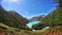 Paisaje Impresionante de las Montañas Altai