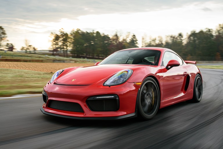 Explore the Dynamic Porsche 2016 Cayman GT4 Wallpaper