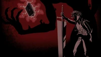 Fond d'écran Black Clover : Asta contre le démon