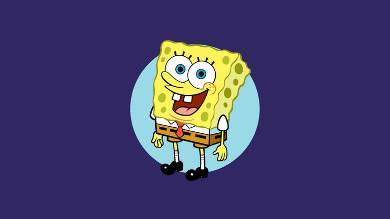 Aesthetic SpongeBob Smiley Face Wallpaper in 4K and 5K