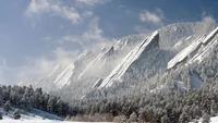 Descarga Hermoso Fondo de Pantalla de Montañas Nevadas