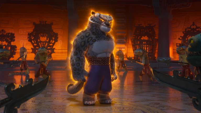 Explore the Epic Kung Fu Panda 4 Wallpaper Featuring Tai Lung