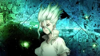 Découvrez le Fond d'Écran Ultime de Dr. Stone Senku Ishigami