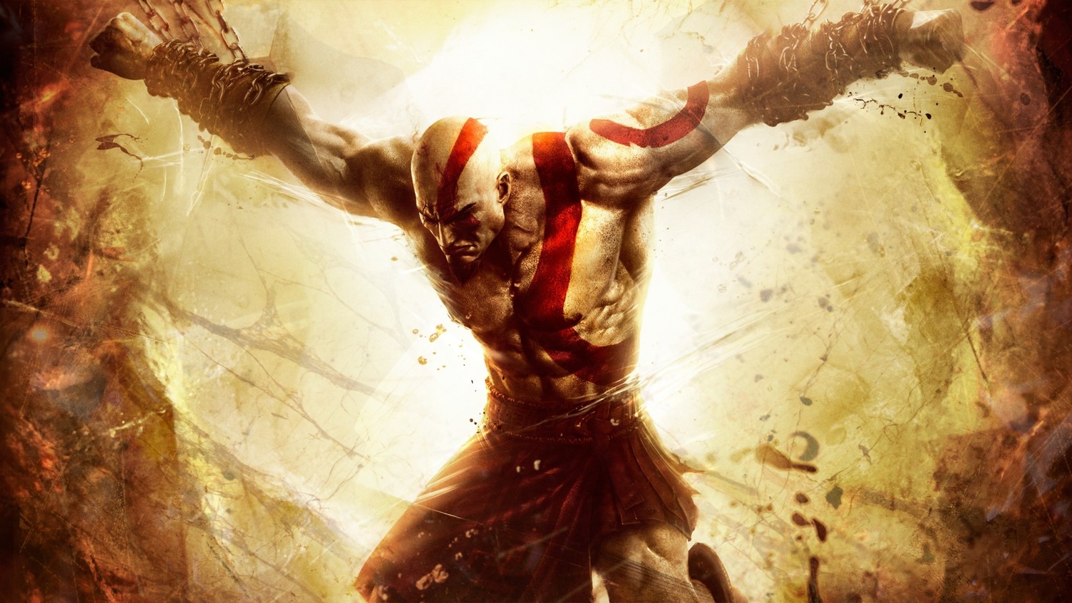 Fond d'Écran de God of War Ascension Présentant Kratos