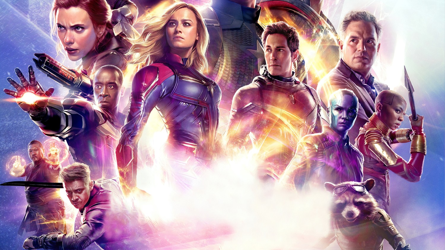 Avengers: Endgame Wallpaper Featuring Iconic Marvel Heroes