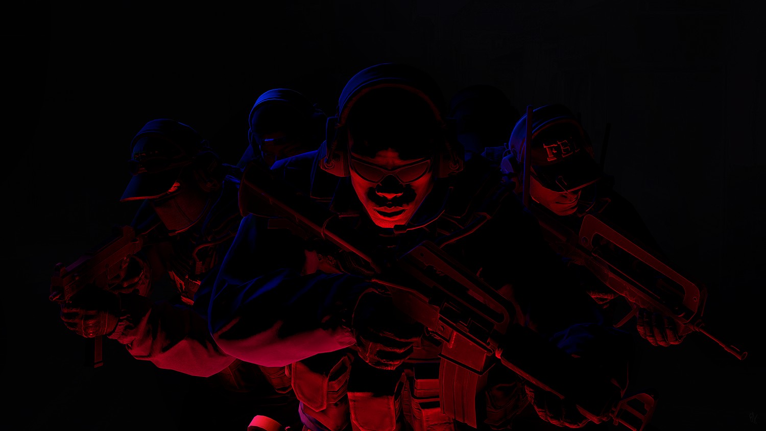 Descarga Impresionante Wallpaper 4K de Operativos del FBI en CS:GO