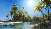 Fondo de Pantalla de Paraíso Tropical para Fans de Assassin's Creed