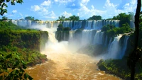 Breathtaking View of Iguazu Falls