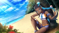 Superbe fond d'écran de Nessa - Parfait pour les fans de Pokémon !