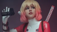 Explora nuestro impresionante fondo de pantalla de cosplay de Gwenpool