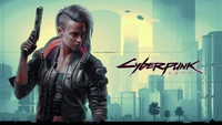 Explore the Cyberpunk 2077 Female V 4K Wallpaper