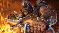 Fond d'Écran Épique de Roadhog d'Overwatch