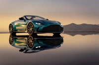 Aston Martin V12 Vantage Roadster en Impactante Detalle