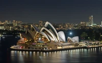 Découvrez la Beauté de l'Opéra de Sydney Sous le Ciel Nocturne