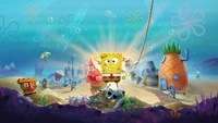 Fond d'Écran de Spongebob Squarepants: Battle for Bikini Bottom Rehydrated