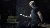 Descarga Impresionante Fondo de Pantalla de Resident Evil 4 de Leon S. Kennedy en 5K y 8K